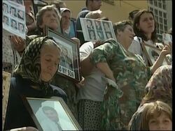 KOSOVO: ETHNIC ALBANIANS PROTEST News Clip