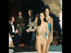 SYND 18 11 79 1979 MISS WORLD CONTEST WON BY MISS BERMUDA News Clip