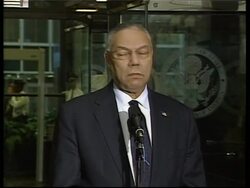 Powell questions Aristide's presidency News Clip