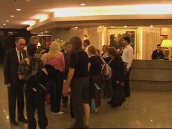 WRAP British tourists caught up in quake return to Chengdu; ADDS UK ambassy, US tourists News Clip