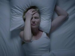 Insomnia sleep problems. Storyline. Stock Footage