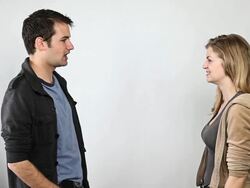 His hands up Stock Footage