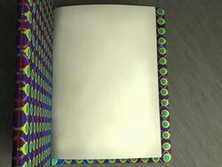 Psychedelic Book Opening Stock Footage