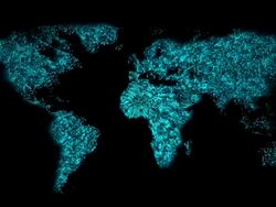 Binary Code World B Stock Footage