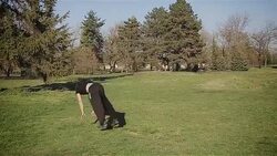 Amazing acrobatics skill Stock Footage