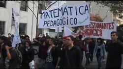 Students and teachers strike for education reform News Clip