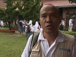 Children return to school for first time since quake Instructional Video