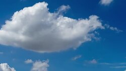 blue sky with clouds Stock Footage