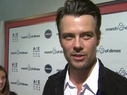 INTERVIEW - Josh Duhamel on his Holliday plans at March of Dimes Celebration of Babies Luncheon Honoring Jennifer Lopez in Los Angeles, CA on 12/06/13 Stock Footage