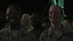 CLEAN : Michelle Obama visits US air base in Qatar News Clip