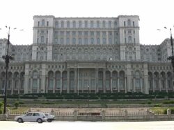 Ceausescu's Palace Stock Footage