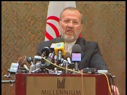 Iran says it is partially suspending cooperation with the U.N. nuclear watchdog agency while hardline President Mahmoud Ahmadinejad said the latest U.N. Security Council sanctions would not halt the country's nuclear enrichment. News Clip