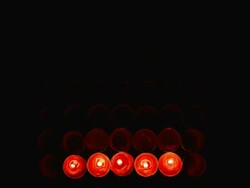 Candle Count Down Stock Footage