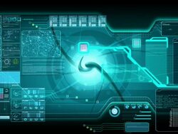 HD: Hitech window screen Stock Footage