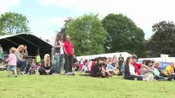 CLEAN : Final day of Scotlands Bannockburn Live festival News Clip