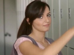 Beautiful student Stock Footage