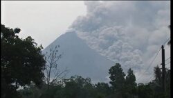 Indonesia - Mount Merapi volcano eruption and tsunami News Clip