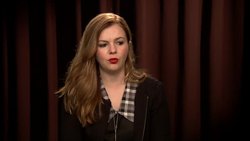 Amber Tamblyn explains why she wrote a poetry book about dead Hollywood starlets and included Lindsay Lohan, talks 'Sisterhood' friendships News Clip