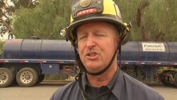 Cleanup After Crude Oil Spills in SoCal Ravine News Clip