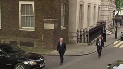 Michael Fallon Arrives At Downing Street News Clip