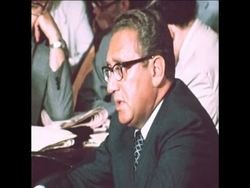 SYND 8-9-73 SENATE HEARING, KISSINGER ON MIDDLE EAST CRISIS News Clip