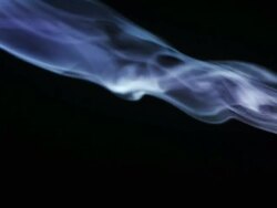Stream of smoke Stock Footage
