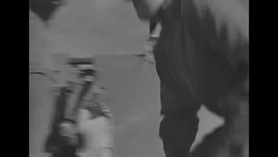 British and United States soldiers and sailors perform calisthenics aboard ship headed for Africa News Clip