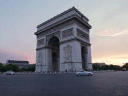 Arc de Triomphe Stock Footage