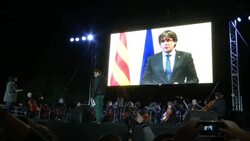 Barcelona demo against jailing of regional officials News Clip