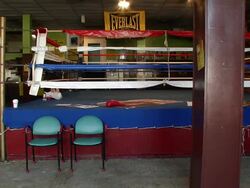 Atmosphere: Joe Frazier Gym Stock Footage