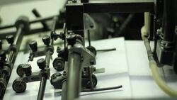 letterpress printer Stock Footage