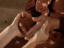 Holding Hands Stock Footage