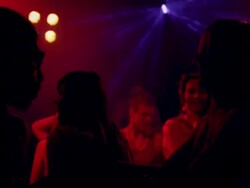 Couple in disco Stock Footage