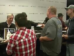 Tommy Hilfiger and Stephen Jenkins at the Tommy Hilfiger Celebrates 25th Anniversary at Macy's Union Square at San Francisco CA. (Footage by WireImage Video/GettyImages) Stock Footage