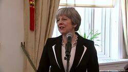Day Two of Theresa May's visit to China News Clip