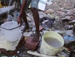 Favela of Mangueira Backdrop of Maracana Stadium In Rio De Janeiro Stock Footage