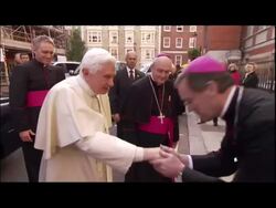 Pope arrives in Westminster News Clip