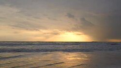 Seamlessly Waves On The Beach. Stock Footage