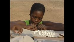 Zulu Women Sewing in a Village News Clip
