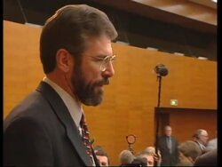 FRANCE: GERRY ADAMS ADDRESSES FRANCE'S NATIONAL ASSEMBLY News Clip