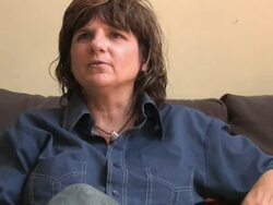 Amy Ray Interview (clip 2) Stock Footage