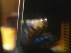 film projector in a movie theater Stock Footage