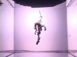 MS, Black ink dissolving in water inside aquarium Stock Footage