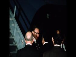 SYND 06/11/73 KISSINGER ARRIVES RABAT News Clip
