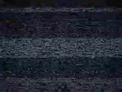 TV Static Turning On and Off with Sound Stock Footage