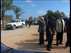 Former US President Jimmy Carter visits Gaza refugee camp News Clip