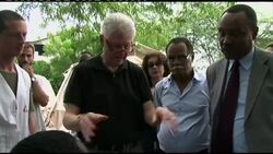 UN envoy Clinton meets MSF team, cholera patients; presser News Clip