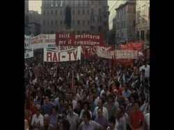 SYND 06 08 74 TRADE UNION STRIKES IN PROTEST AGAINST TRAIN BOMBING News Clip