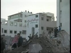 Airstrikes on Gaza for 2nd day; a'math of earlier airstrikes; Israeli tanks News Clip