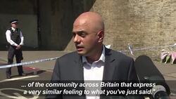 CLEAN : Minister confronted by distraught Londoner after mosque attack News Clip